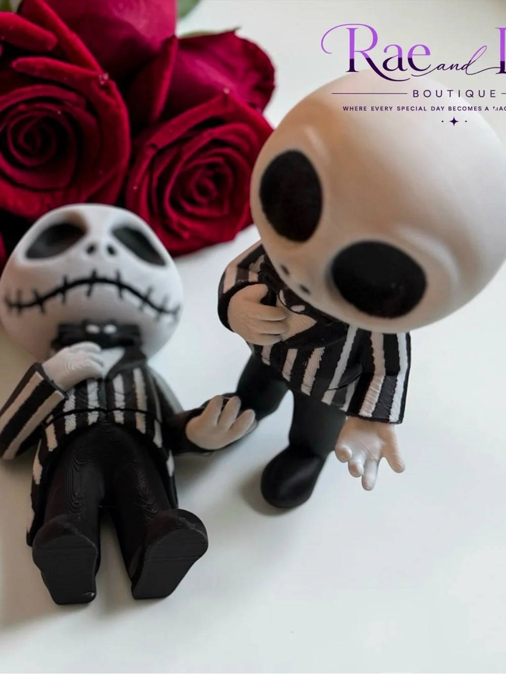 Jack Skellington Fidget - Black & White Skeleton Play Figures